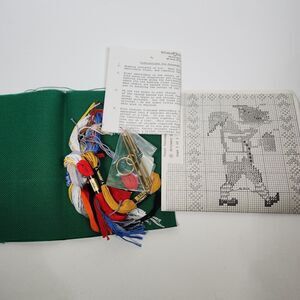 Vintage Witchery Stitchery "Feast Velkommen" #8003 Cross Stitch Kit Hanging 1980